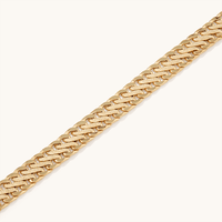 19cm Infinity Curb Bracelet in 9kt Yellow Gold Bracelets Bevilles 