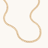 55cm Open Curb Chain in 9kt Bonded Gold Silver Filled Necklaces Bevilles 