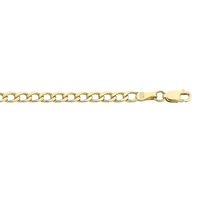 55cm Curb Chain in 9kt Bonded Gold Silver Filled Necklaces Bevilles 