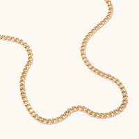 55cm Curb Chain in 9kt Bonded Gold Silver Filled Necklaces Bevilles 