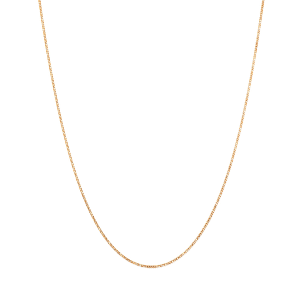 55cm Curb Chain in 9kt Bonded Gold Silver Filled Necklaces Bevilles 