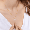 9ct Yellow Gold Cubic Zirconia Heart Pendant Bevilles Jewellers 