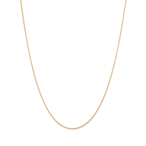 9kt Yellow Gold Diamond Cut Curb Necklace Necklaces Bevilles 