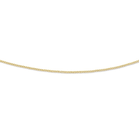 9kt Yellow Gold 60cm Curb Chain Necklace Necklaces Bevilles 
