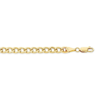 9kt Bonded Gold Silver Filled Curb Necklace 60cm Necklaces Bevilles 
