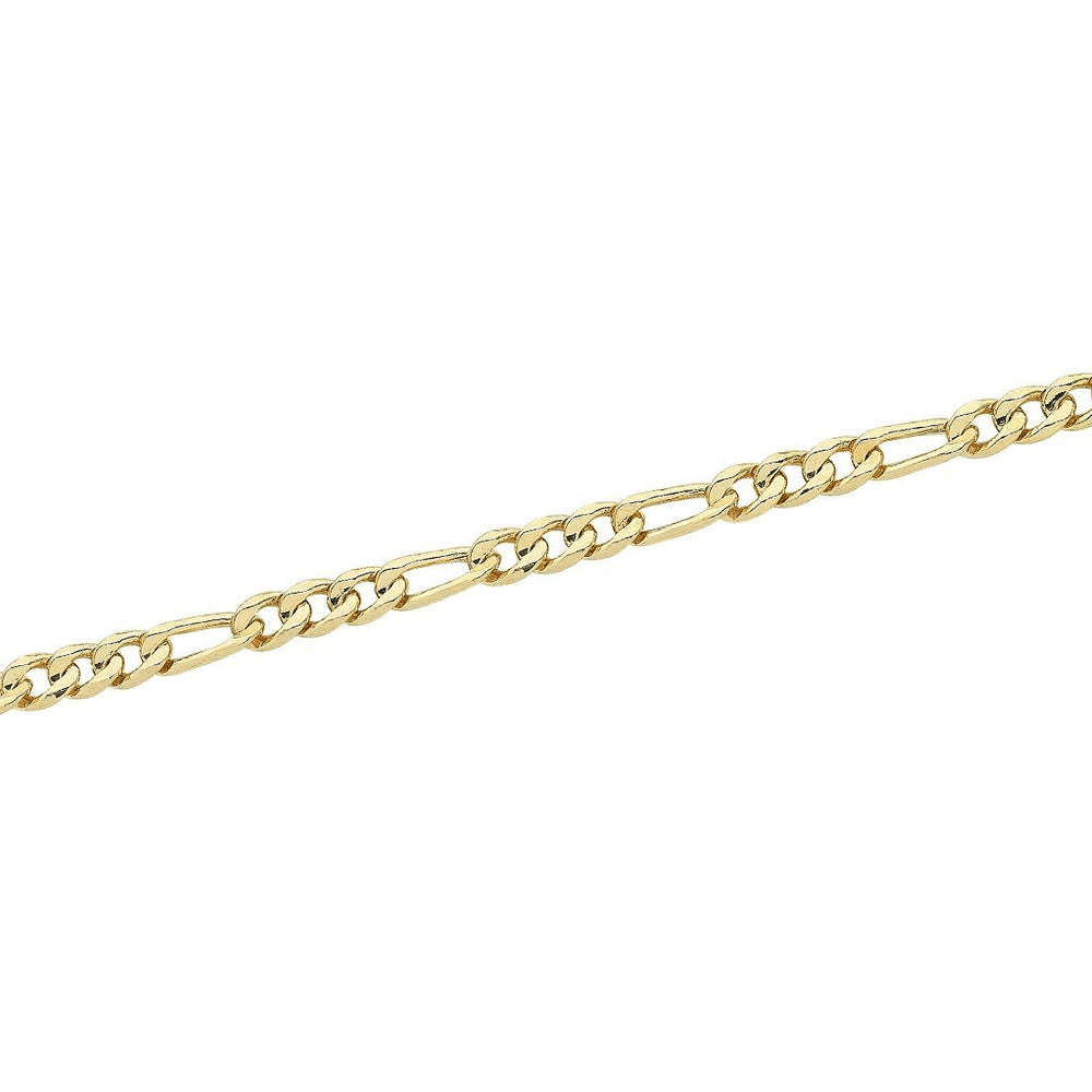 9kt Bonded Gold Silver Filled Figaro Chain Necklace 60cm Necklaces Bevilles 