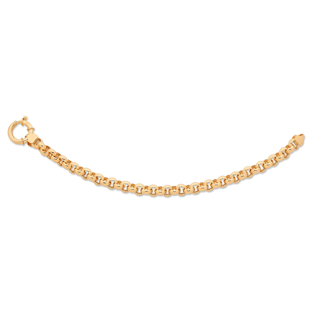 9kt Bonded Gold Silver Filled Belcher Bracelet Bracelets Bevilles 