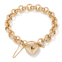 9kt Yellow Gold Silver Infused Padlock Bracelet – Bevilles Jewellers 9kt Yellow Gold Silver Infused Padlock Bracelet – Bevilles Jewellers