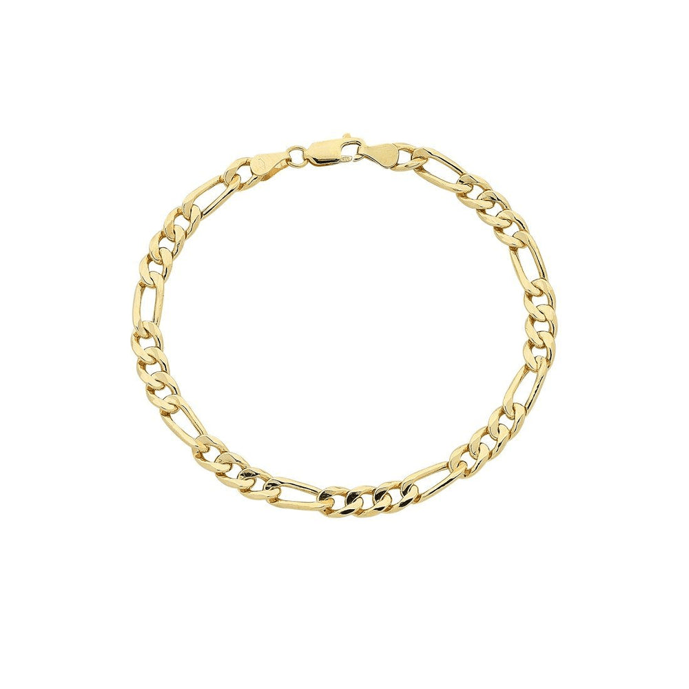 9kt Bonded Gold Silver Filled Figaro Bracelet Bracelets Bevilles 