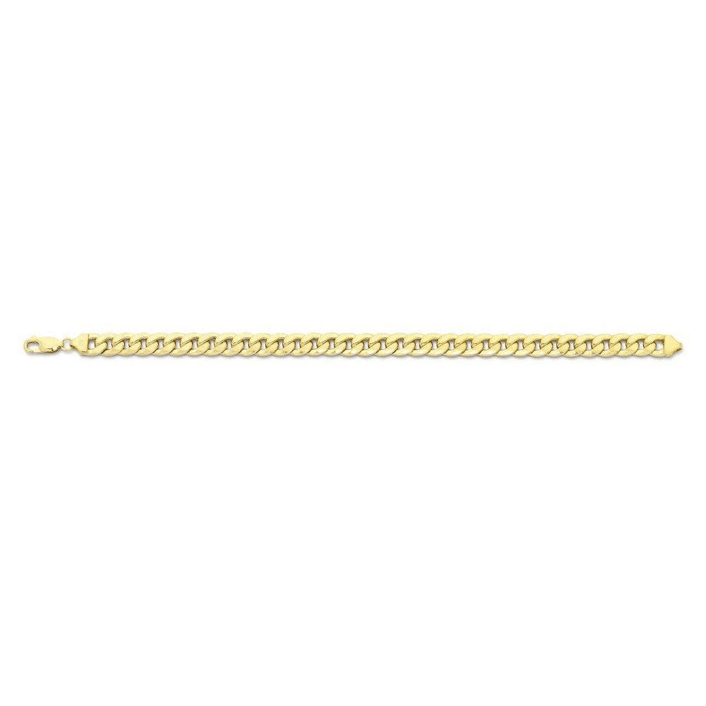 22cm Curb Bracelet in 9kt Bonded Gold Silver Filled Bracelets Bevilles 