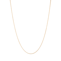 9kt Yellow Gold Round Curb Chain Necklace 45cm Necklaces Bevilles 