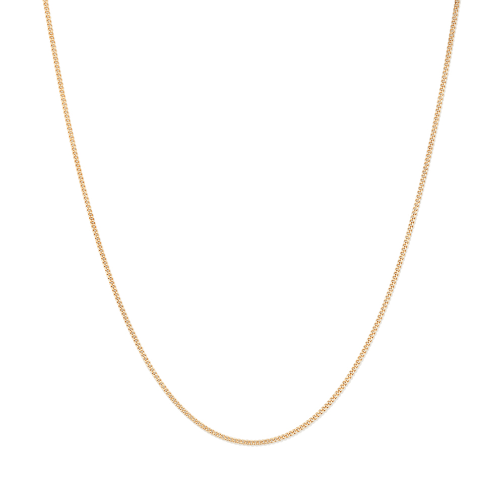 45cm Tight Curb Chain in 9kt Yellow Gold Necklaces Bevilles 