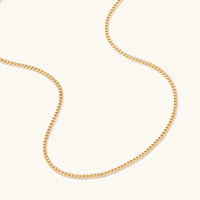 45cm Tight Curb Chain in 9kt Yellow Gold Necklaces Bevilles 