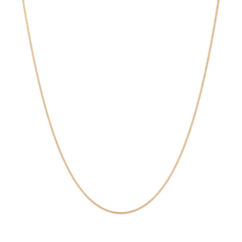 45cm Curb Chain in 9kt Bonded Gold Silver Filled Necklaces Bevilles 