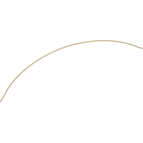 9kt Yellow Gold Silver Infused Square Snake Chain Necklace 45cm Necklaces Bevilles 
