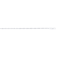 9kt White Gold Fine Singapore Necklace Chain 45cm Necklaces Bevilles 
