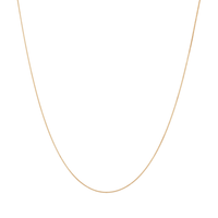 40cm Fine Curb Chain in 9kt Yellow Gold Necklaces Bevilles 