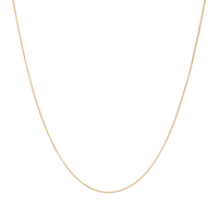 40cm Wheat Chain in 9kt Yellow Gold Necklaces Bevilles 