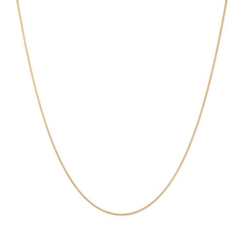 40cm Curb Chain in 9kt Bonded Gold Silver Filled Necklaces Bevilles 