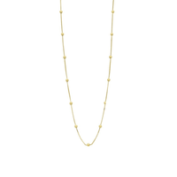 40cm Box and Ball Chain in 9kt Bonded Gold Silver Filled Necklaces Bevilles 