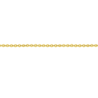 40cm Cable Chain in 9kt Bonded Gold Silver Filled Necklaces Bevilles 