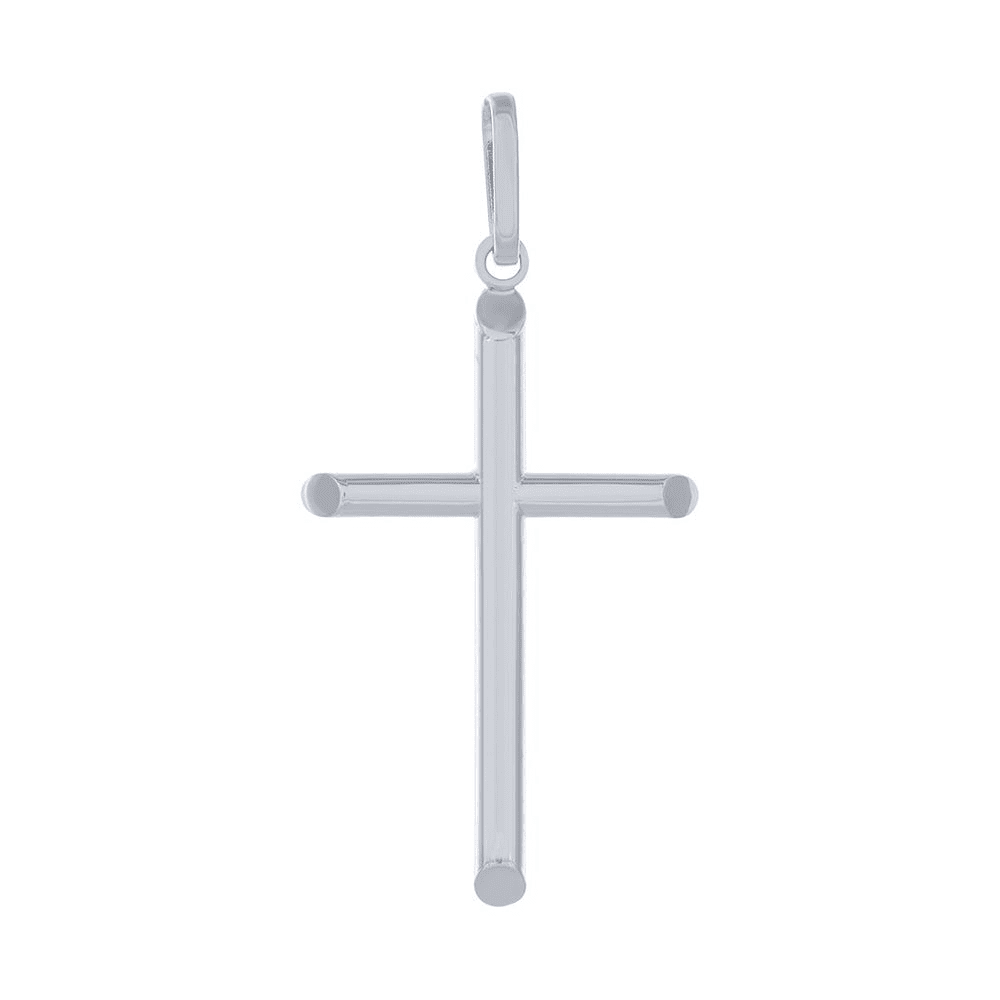 9kt Bonded Gold Silver Filled Plain Cross Pendant Necklaces Bevilles 