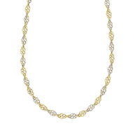 9kt Two Tone Gold Necklace Chain Necklaces Bevilles 