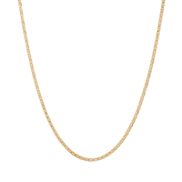 45cm Bevelled Anchor Chain in 9kt Yellow Gold Necklaces Bevilles 