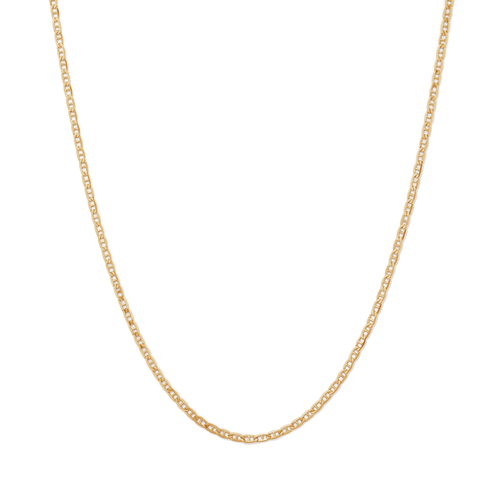 45cm Bevelled Anchor Chain in 9kt Yellow Gold Necklaces Bevilles 