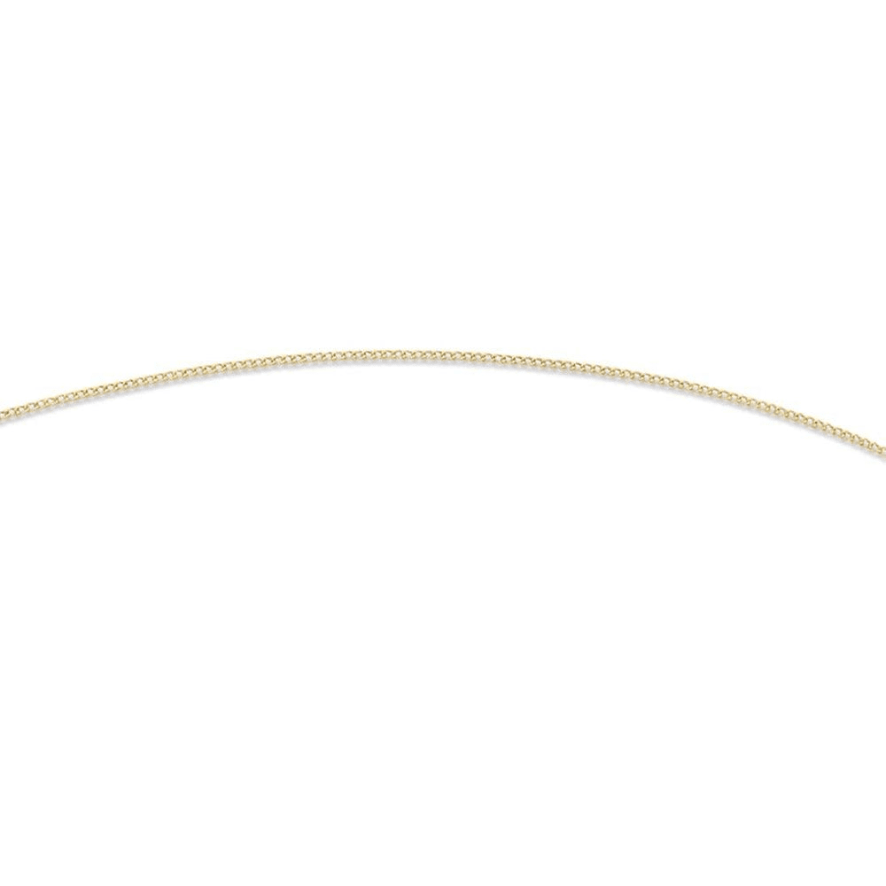 9kt Bonded Gold Silver Filled 50cm Curb Necklace Necklaces Bevilles 