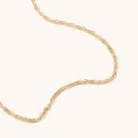 55cm Solid Singapore Chain in 9kt Yellow Gold Necklaces Bevilles 