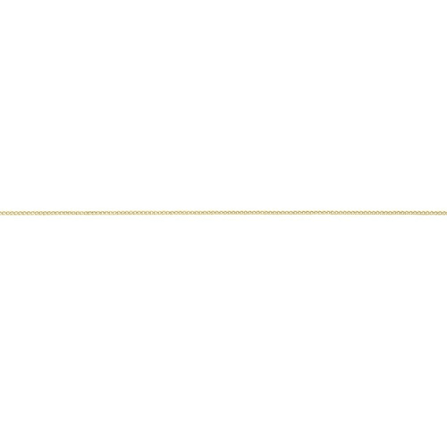 9kt Yellow Gold Curb Necklace 55cm Necklaces Bevilles 