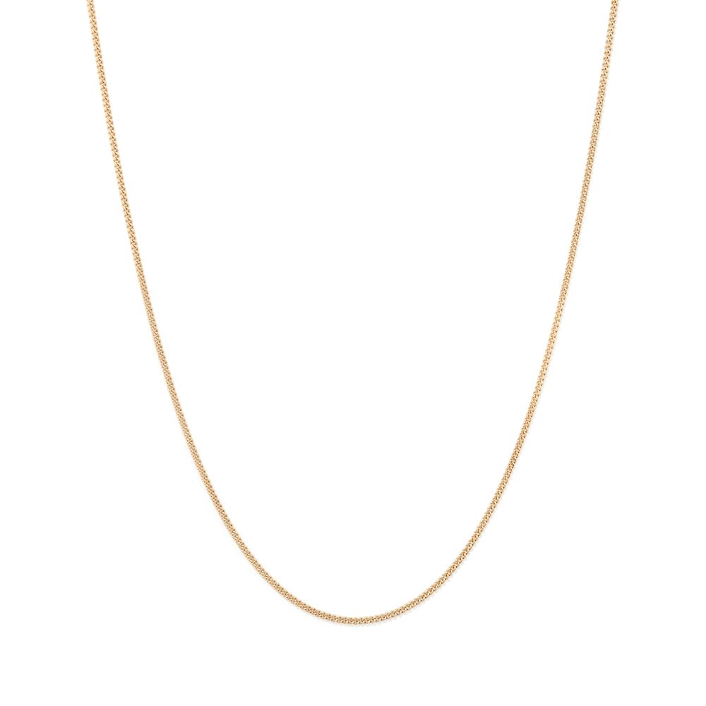 55cm Tight Curb Chain in 9kt Yellow Gold Necklaces Bevilles 