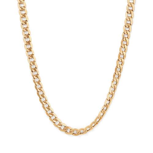 55cm Curb Chain in 9kt Bonded Gold Silver Filled Necklaces Bevilles 