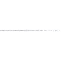 9kt White Gold Fine Singapore Necklace Chain 50cm Necklaces Bevilles 
