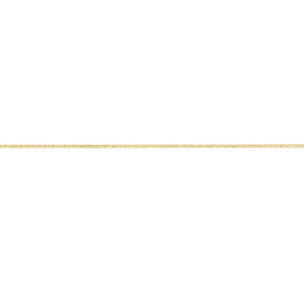9kt Yellow Gold Fine Curb Chain Necklace 46cm Necklaces Bevilles 