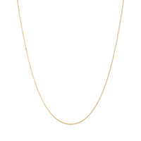 50cm Box Chain in 9kt Yellow Gold Necklaces Bevilles 