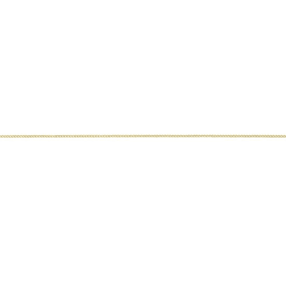 9kt Yellow Gold Curb Necklace 50cm Necklaces Bevilles 