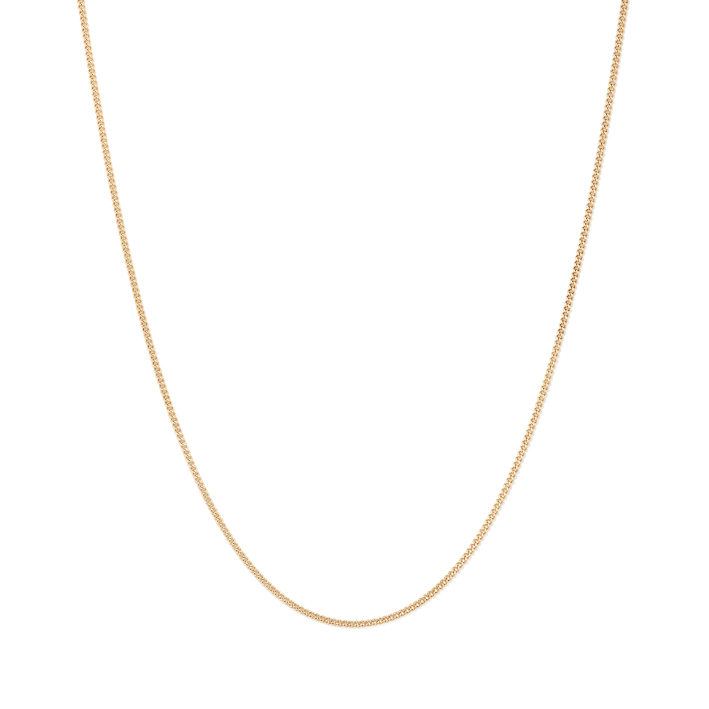 50cm Tight Curb Chain in 9kt Yellow Gold Necklaces Bevilles 