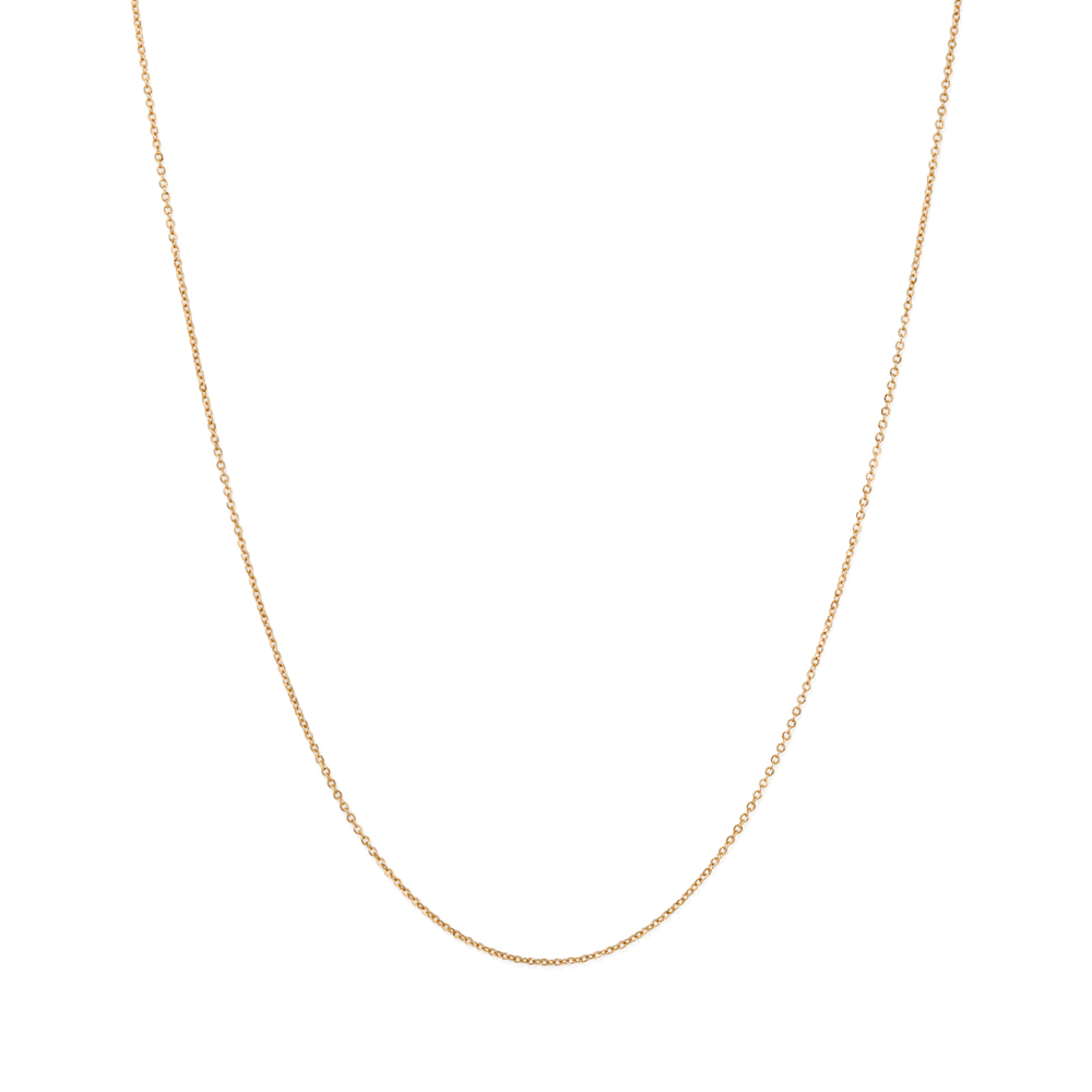 50cm Cable Chain in 9kt Yellow Gold Necklaces Bevilles 