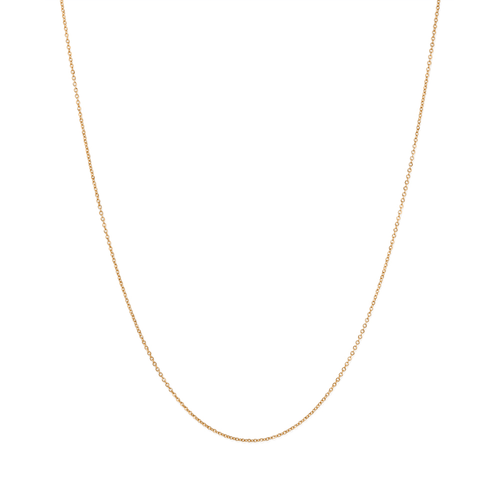 50cm Cable Chain in 9kt Yellow Gold Necklaces Bevilles 