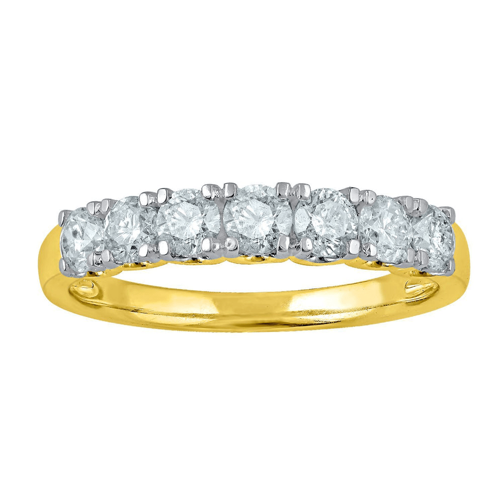 18kt Yellow Gold Eternity Ring with 0.80ct of Diamonds Rings Bevilles 