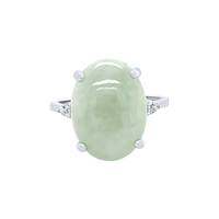 Sterling Silver Diamond Set Jade Jewellery Set Jewellery Sets Bevilles Jewellers 