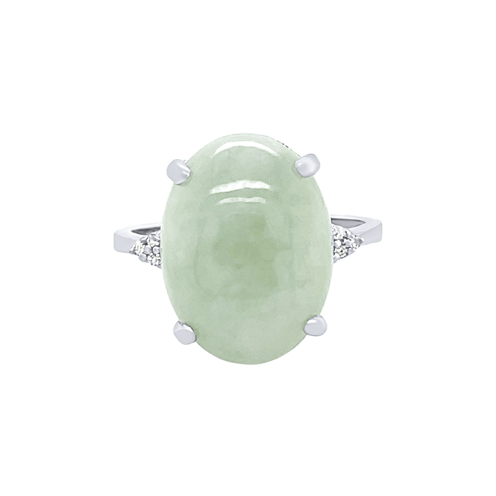 Sterling Silver Diamond Set Jade Jewellery Set Jewellery Sets Bevilles Jewellers 