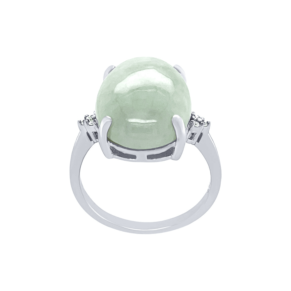 Sterling Silver Diamond Set Jade Jewellery Set Jewellery Sets Bevilles Jewellers 