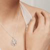 Diamond Set Tree of Life Necklace in Sterling Silver Bevilles Jewellers 
