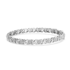 Brilliant X Link Bracelet with 1/4ct of Diamonds in Sterling Silver Bevilles Jewellers 