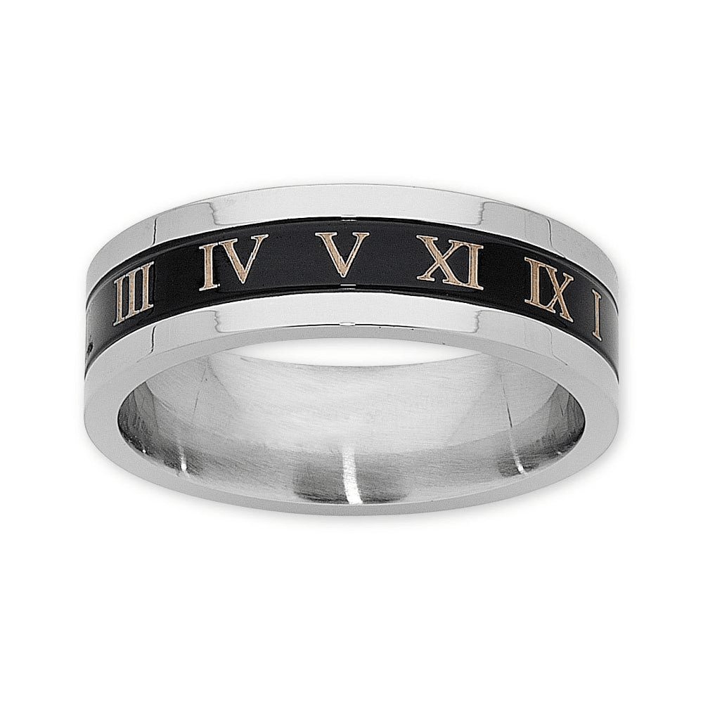 Stainless Steel Men's Ring Rings Bevilles 
