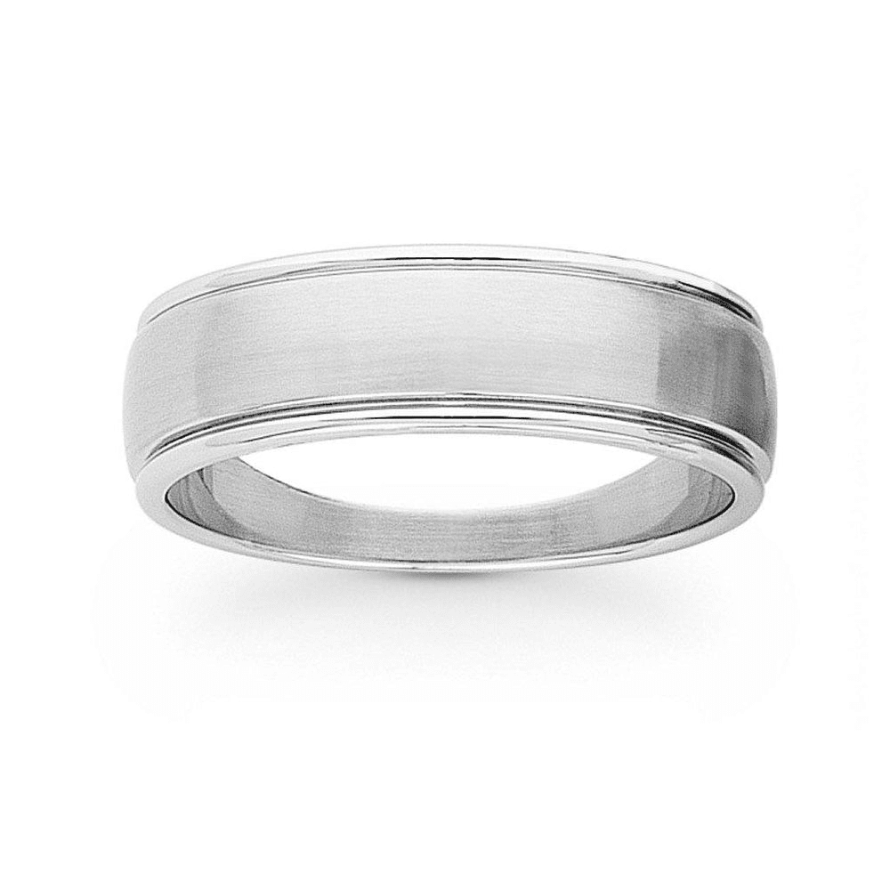 Stainless Steel 7mm Men's Ring Rings Bevilles 