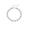 Sterling Silver Cubic Zirconia Heart Bracelet Bevilles Jewellers 